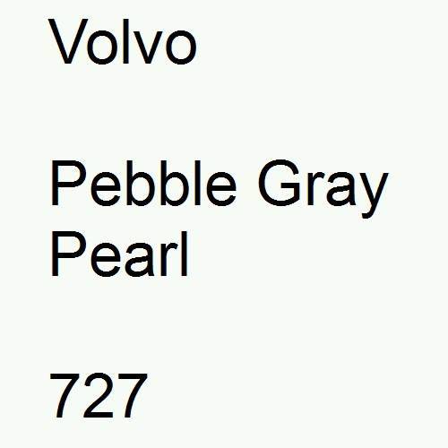 Volvo, Pebble Gray Pearl, 727.